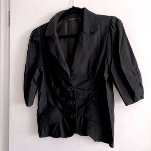Perfect Black Fitted Blazer!!! A fantastic wardrobe staple!!!  Size L